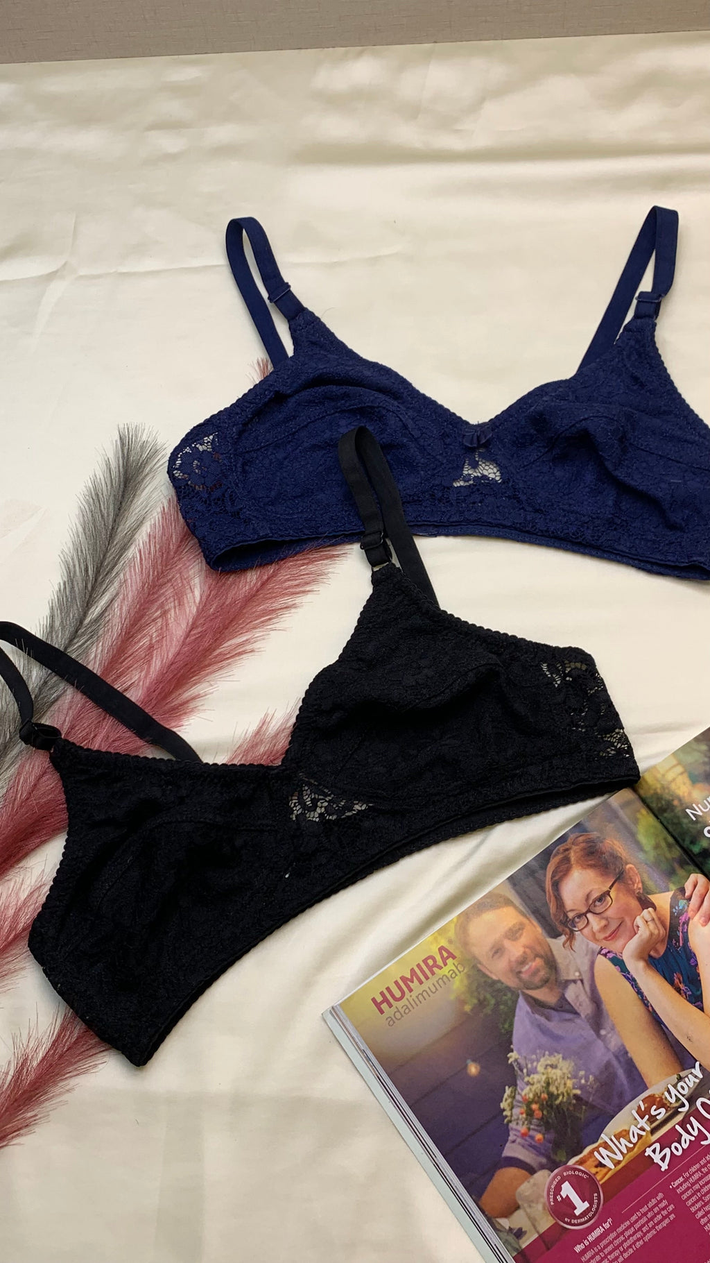 (32-42)b/c  Elegant Flower Pattern Bra(037)