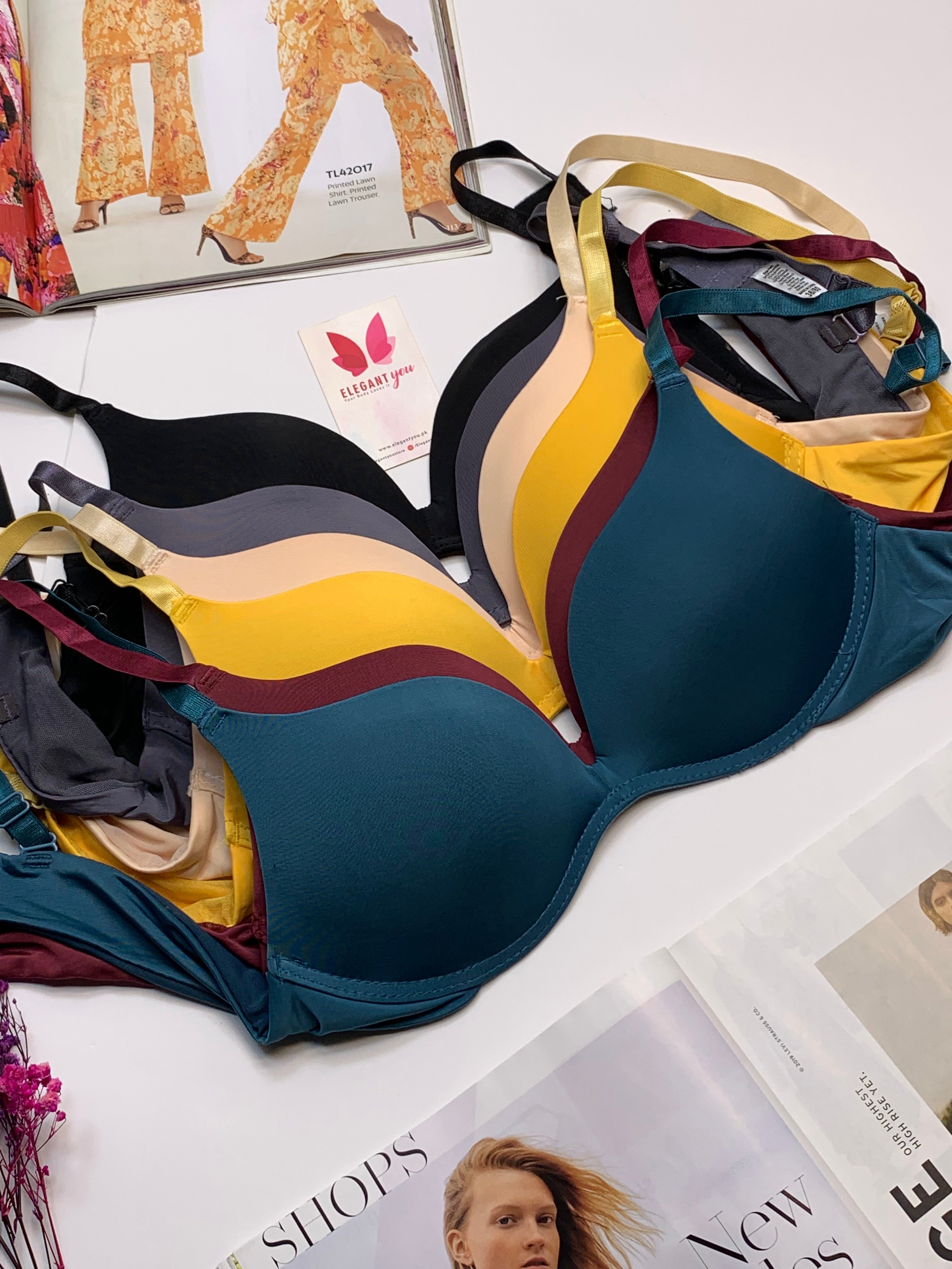 (34-38)b Ultra Soft Seamless T Shirt Summer Bra(056)