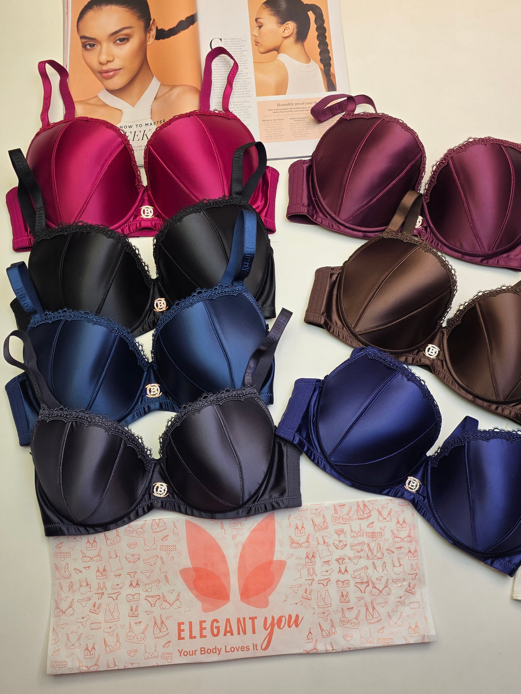Premium Plus Size D Cup Underwire Bra