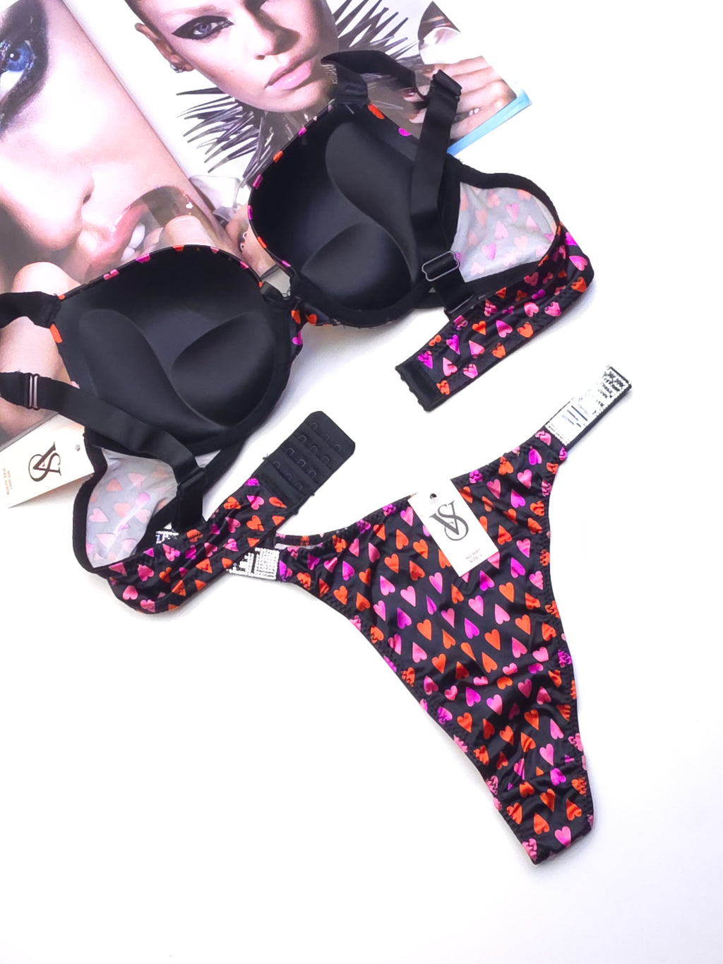 (34-40)b size Funky secret Bridal Padded Pushup Wired Bra set 5001 (155)