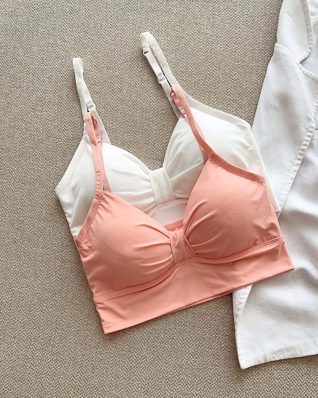 (30-36) Seamless Adjustable Strap Knot Bra [116]