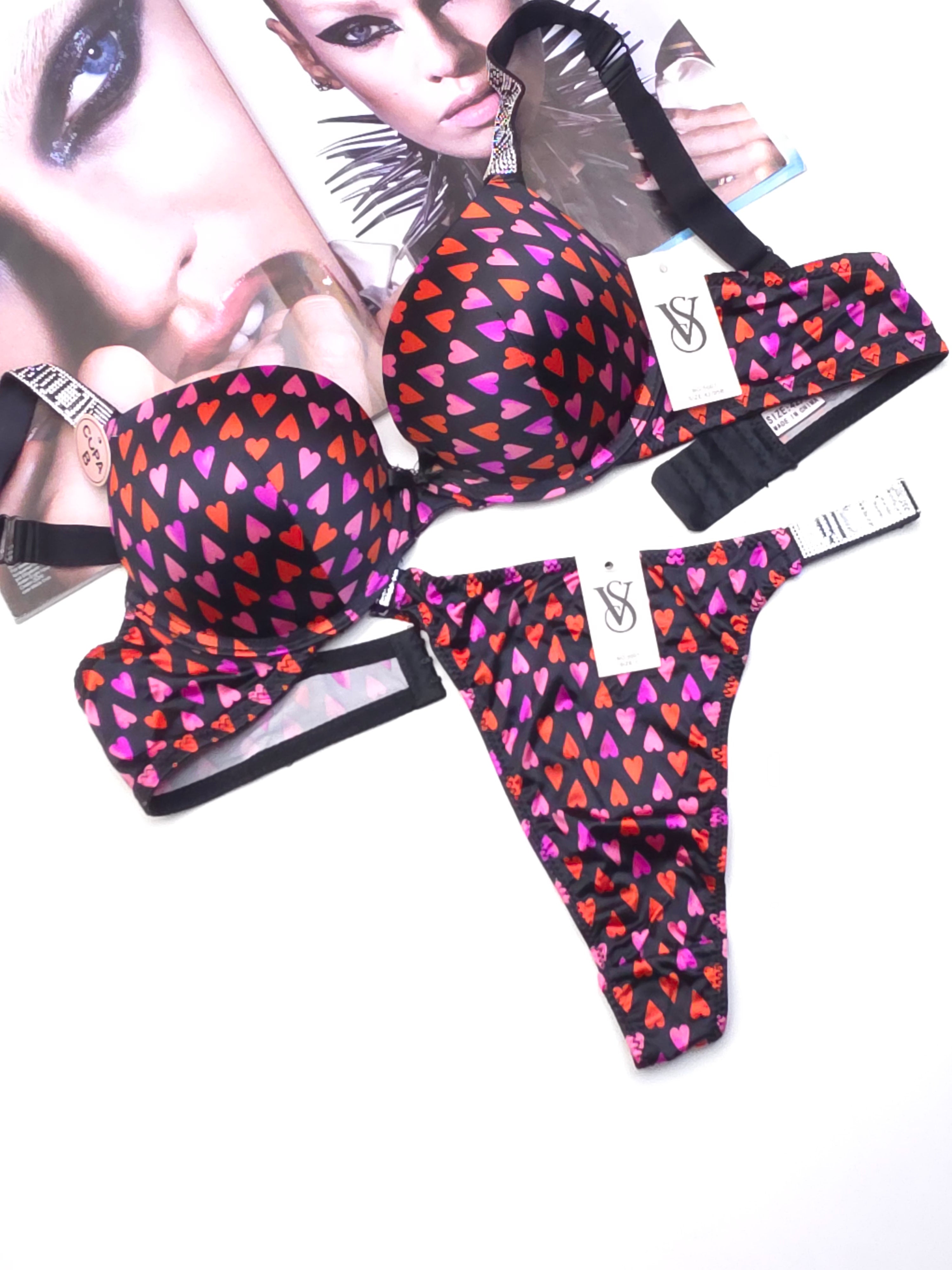 (34-40)b size Funky secret Bridal Padded Pushup Wired Bra set 5001 (155)